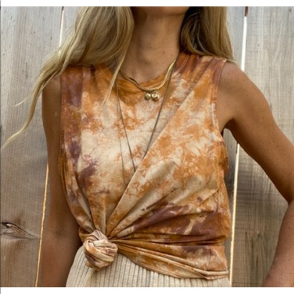 H&M Tops - H&M Sleeveless tie dyed cotton top size medium